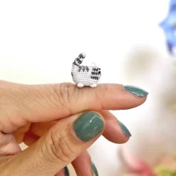 Gehäkelte Mini Katze - Perfektes Geschenk für Katzenbesitzer und Katzenliebhaber