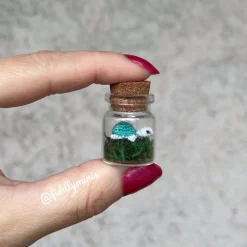 Gehäkelte Mini Schildkröte (microcrochet)