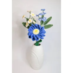 gehäkelter Blumenstrauß Dahlie | Freunde Geschenkidee Kollegen | besonderes Geschenk | Wohndekoration