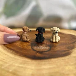 Gehäkelter Mini Labrador (microcrochet)