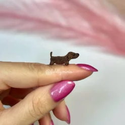Gehäkelter Miniatur Dackel - Perfektes Geschenk für Hundebesitzer und Hundeliebhaber