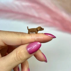 Gehäkelter Miniatur Dackel - Perfektes Geschenk für Hundebesitzer und Hundeliebhaber