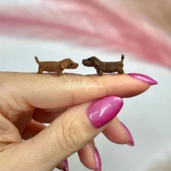 Gehäkelter Miniatur Dackel - Perfektes Geschenk für Hundebesitzer und Hundeliebhaber