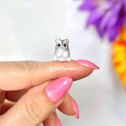 Gehäkelter Miniatur Goldhamster / Roborowsky / Dsungarischer Zwerghamster