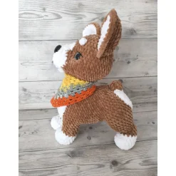 Gehäkelter Plüschhund „Keks“, Gr. ca.31 cm