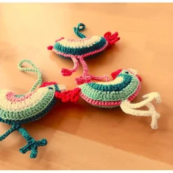 Gehäkeltes Huhn 3 er Set Frühlingsdeko Osterdeko