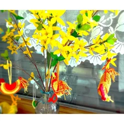 Gehäkeltes Huhn 3 lustige Hühner im Set Osterdeko Frühlingsdeko