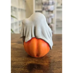 Geist mit Kürbis - Halloween Dekoration - Figur -