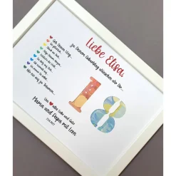 Geldgeschenk 18. Geburtstag, Geldgeschenk personalisiert, Geburtstagsgeschenk, Geschenkidee zum Geburtstag