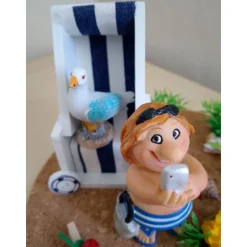 Geldgeschenk 60. Geburtstag Frau – Relaxen im Strandkorb Garten Deko Rente Freizeit