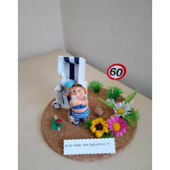 Geldgeschenk 60. Geburtstag Frau – Relaxen im Strandkorb Garten Deko Rente Freizeit