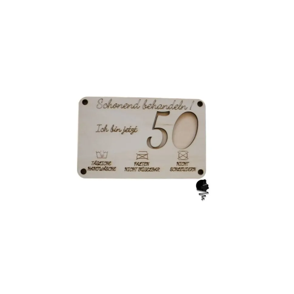 Geldgeschenk 50. Geburtstag / Geburtstagskarte / Geschenkverpackung
