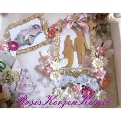 GELDGESCHENK * GESCHENK ZUR HOCHZEIT * SHABBY-CHIC * HOCHZEITSGESCHENK * BRAUTPAAR * HOCHZEITS-DEKO