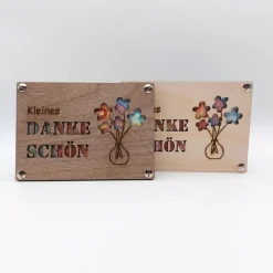 Geldgeschenk | Geschenkkarte aus Holz | Dankeschön | Danke | Geldgeschenk Verpackung | Geschenkverpackung | Kleinigkeit