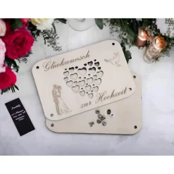 Geldgeschenk - Hochzeit / Personalisierbar / Geld schenken / Geschenkverpackung / Geschenkidee / Verpackung für Geld  /