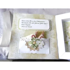 Geldgeschenk * KOMMUNION * KONFIRMATION * FIRMUNG * Personalisierbar * 3D-Shadowbox mit WUNSCHTEXT