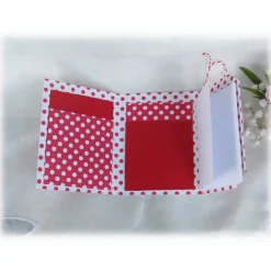 Geldgeschenk , runder Geburtstag, Geldbörse, rot,weiß