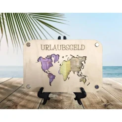 Geldgeschenk - Urlaub / Geld schenken / Geschenkverpackung / Geschenkidee / Verpackung für Geld / Geburtstagsgeschenk lu