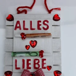 Geldgeschenk ALLES LIEBE  Geschenk Vatertag  Geburtstag Ostern Weihnachten Hochzeit Valentinstag Muttertag Shabby Stil