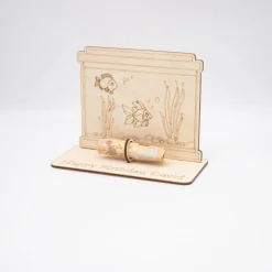 Geldgeschenk Aquarium - aus Holz personalisiert