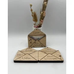 Geldgeschenk aus Holz – Geschenkkartenhalter & Wunscherfüller für Geburtstag, Valentinstag & besondere Anlässe