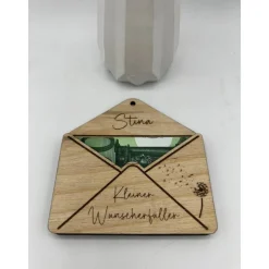 Geldgeschenk aus Holz – Geschenkkartenhalter & Wunscherfüller für Geburtstag, Valentinstag & besondere Anlässe