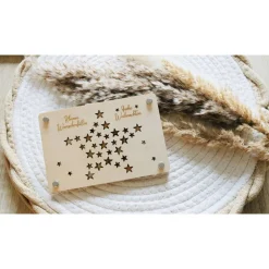 Geldgeschenk aus Holz, Wunscherfüller, Geschenkverpackung, Weihnachten, personalisierbar