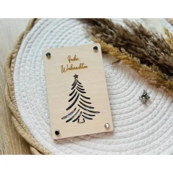 Geldgeschenk aus Holz, Wunscherfüller, Geschenkverpackung, Weihnachten, personalisierbar