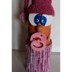 Geldgeschenk BABY PINK Geschenk zur Babyparty Geburt Taufe Dekoration  fürs Babyzimmer Upcycling Flasche