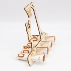 Geldgeschenk Basketballspieler - aus Birkenholz - kreative Art Geld zu verschenken