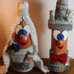 Geldgeschenk BRAUTPAAR Geschenk zur Hochzeit oder Hochzeitsdeko Braut und Bräutigam