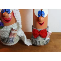 Geldgeschenk BRAUTPAAR Geschenk zur Hochzeit oder Hochzeitsdeko Braut und Bräutigam