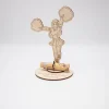 Geldgeschenk Cheerleader - aus Holz personalisiert