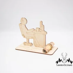 Geldgeschenk Computer - aus Holz personalisiert