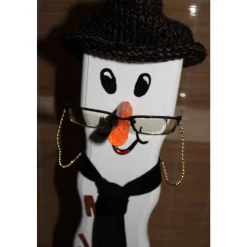 Geldgeschenk Dekofigur BÜCHERWURM witziges Geldgeschenk für Leseratten aus Holz