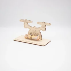 Geldgeschenk Drohne - aus Holz personalisiert