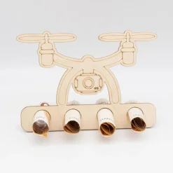 Geldgeschenk Drohne - aus Birkenholz - kreative Art Geld zu verschenken