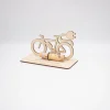 Geldgeschenk Elektrofahrrad - aus Holz personalisiert