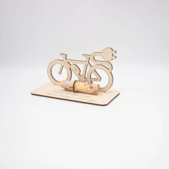 Geldgeschenk Elektrofahrrad - aus Holz personalisiert