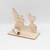 Geldgeschenk fahrender Rollator - aus Holz personalisiert