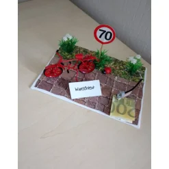 Geldgeschenk Fahrrad – Kreative Geschenkverpackung für Radfahrer zum runden Geburtstag