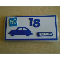 Geldgeschenk Führerschein 18 Geburtstag Schokoladengeschenk Geldgeschenkdose Verpackung Schokolade Geschenkdose