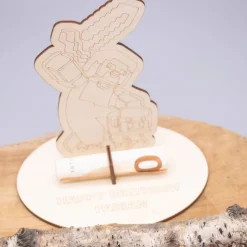 Geldgeschenk für Gamer - aus Holz personalisiert
