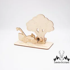 Geldgeschenk für Gartenfreunde - aus Holz personalisiert