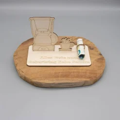 Geldgeschenk für Kaffeeliebhaber - aus Holz personalisiert