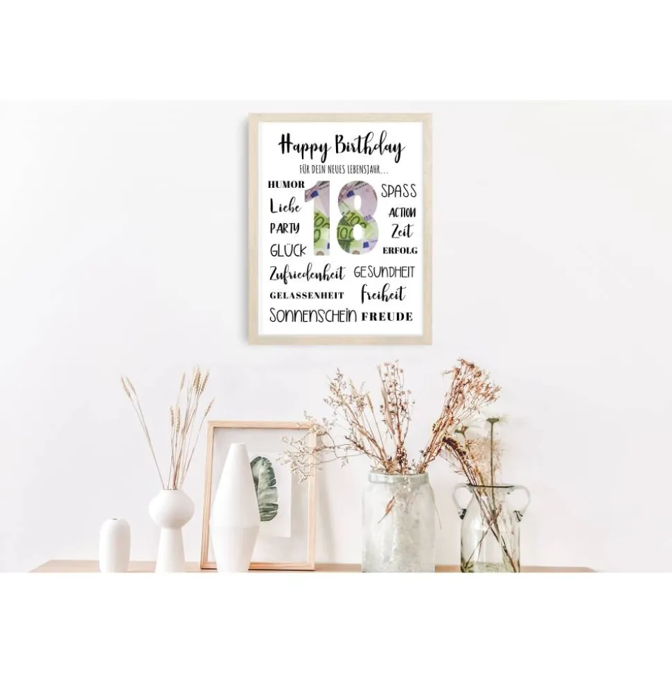 Geldgeschenk 18.Geburtstag | persönliches Geburtstagsgeschenk | Volljährig | Geburtstag Geldgeschenk | Endlich 18