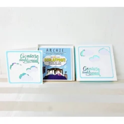 Geldgeschenk Geburtstag, Genieße den Moment, weiß blau