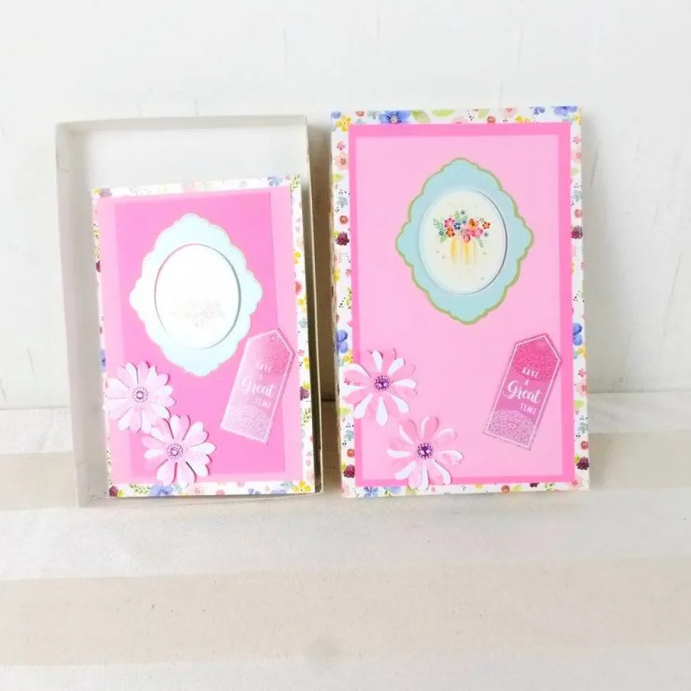 Geldgeschenk Geburtstag, Glückwunschkarte in Geschenkverpackung, rosa Nr.4