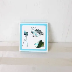 Geldgeschenk Geburtstag, Gönn Dir was, weiß blau