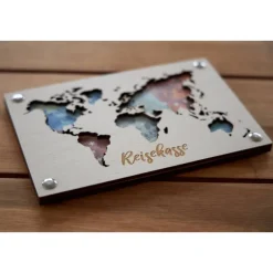 Geldgeschenk Geburtstag, Hochzeitsgeschenk, Geburtstagskarte, Weltkarte, Reisekasse, Geschenk Hochzeit, Wunscherfüller